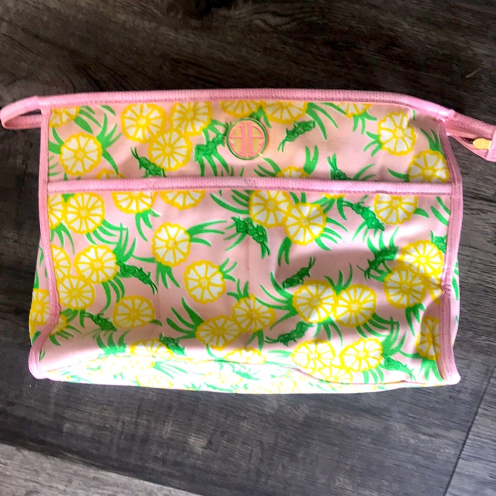 Vintage Lilly Pullitzer grasshopper makeup bag